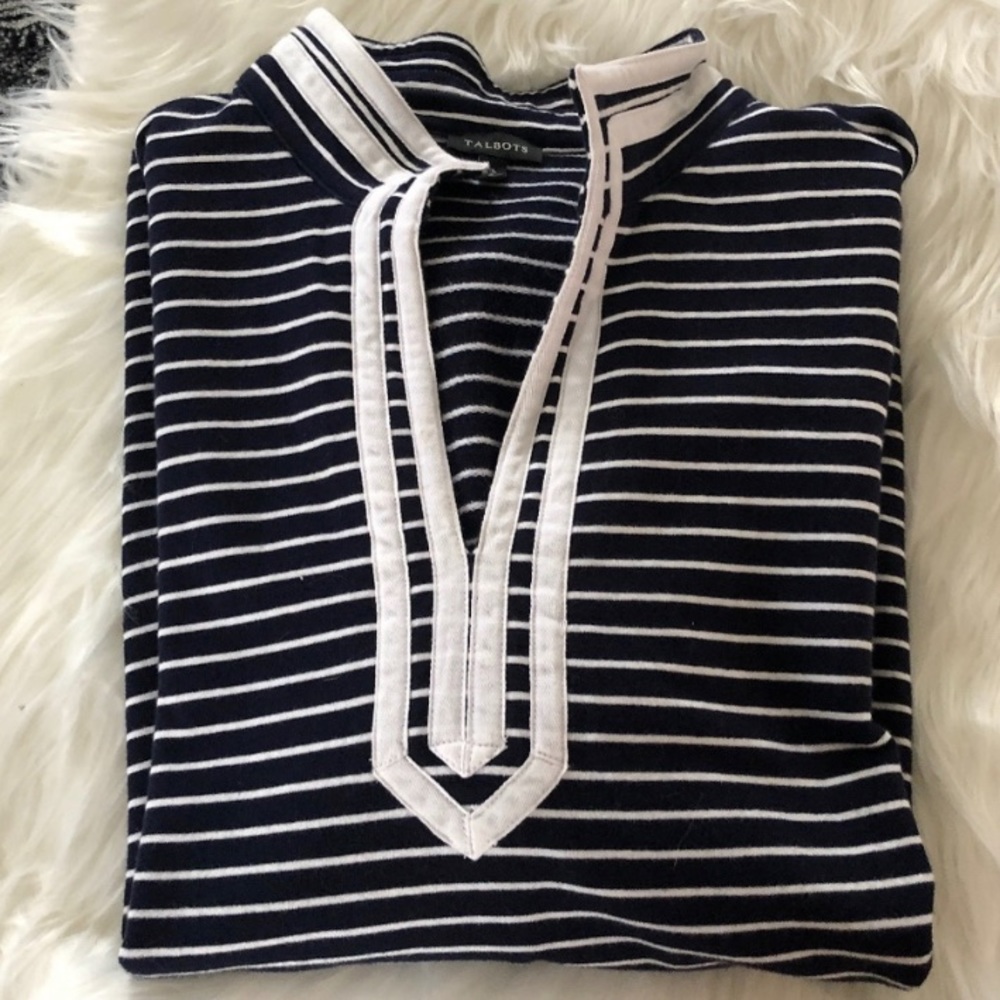 Talbots Nautical Top XL